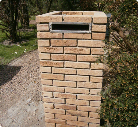 geintegreerde brievenbus